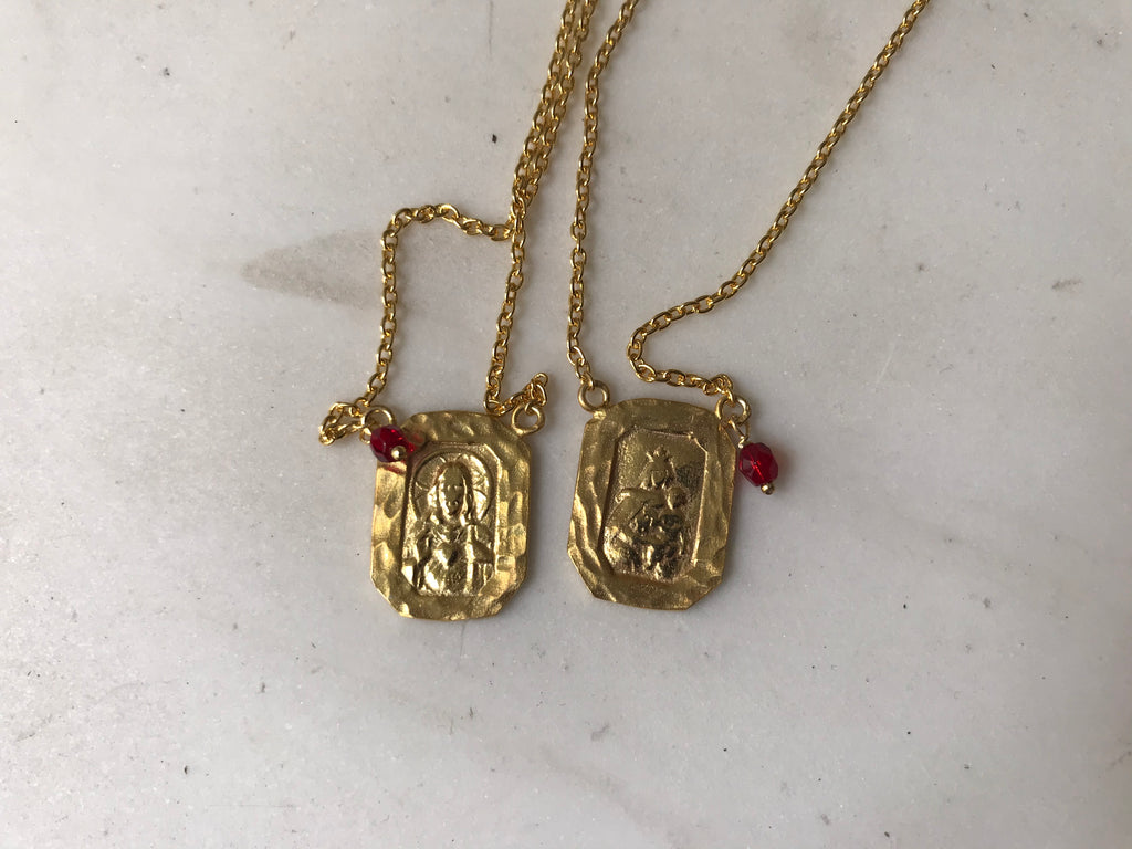 Halskette ESCAPULARIO in Gold